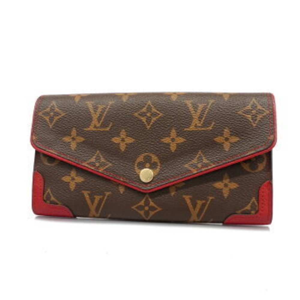 Louis Vuitton Monogram Portefeuille Sara Retiro Bi-Fold Long Wallet